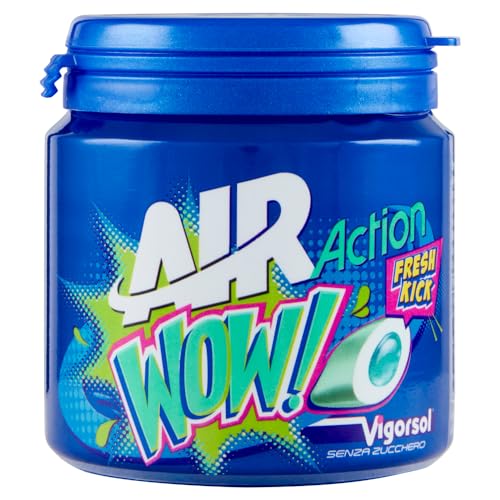 Air Action Vigorsol WOW, per chi preferisce un chewing gum più grande e ricerca una freschezza intensa