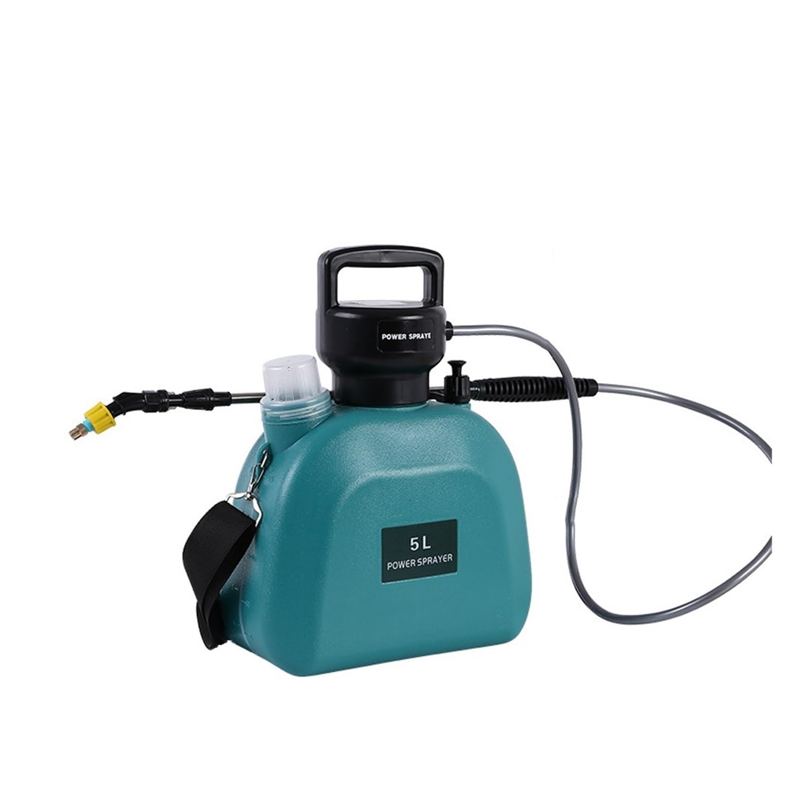 LNHHG 5L Automatic Electric Sprayer, Garden Plant Sprayer Handheld Recharable Sprinkler Sprayer, Atomization Shouldered Watering Can(Green 8L)