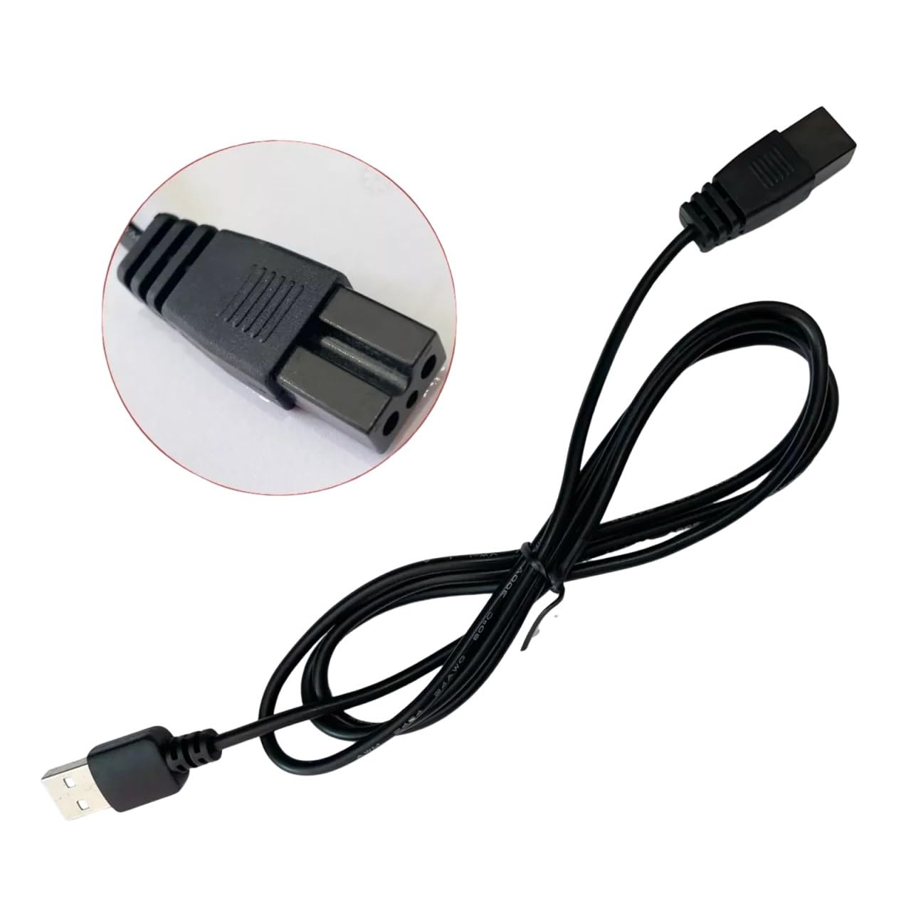 Câble USB de Charge Compatible Lay Z Spa & Coleman Salu-Spa Aspirateur Piscine – Câble Remplaçant Rapide et Durable – Choisissez Type A ou B pour un Ajustement Parfait (Type A)
