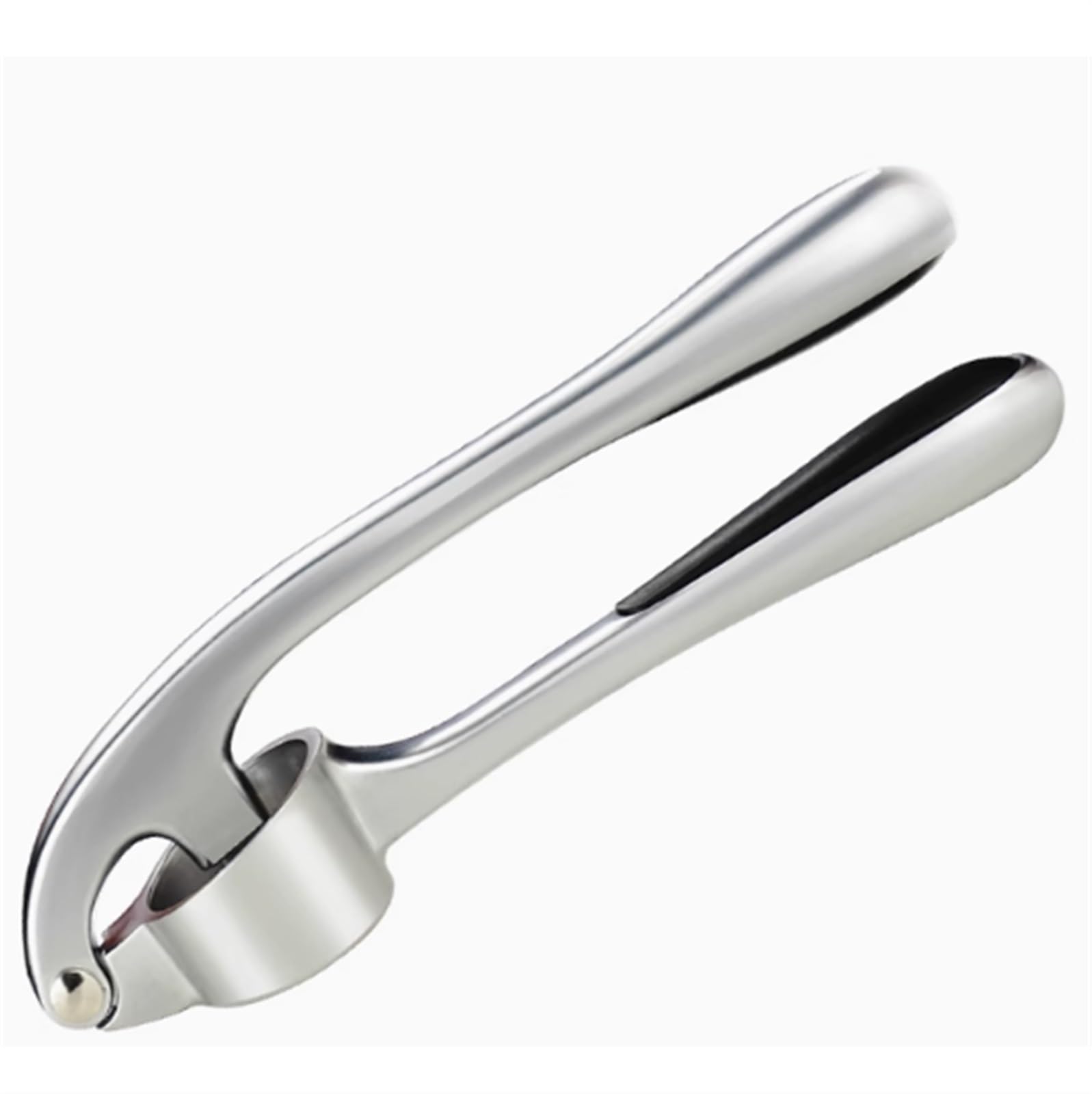 Knoblauchpresse, robuster manueller Fleischwolf, einfach zu drücken, ergonomischer Griff, rostfrei, spülmaschinenfest für mühelose Knoblauchzubereitung und Kochen
