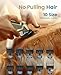 oneisall Dog Clippers for Grooming for Thick Heavy Coats/Low Noise Rechargeable Cordless Pet Shaver with Stainless Steel Blade/Waterproof Dog Shaver for Dogs Pets and Animals (Gold)