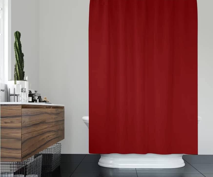 PEVA Shower Curtain - Water Repellent, Mildew Resistant, 180x180cm, 71x71inch, Rail Hooks, Ultra-Thin, Feather Light, Wet Rooms, Shower, Bath, Plain Solid Vibrant Colours, Style, Dcor and Designer - Image 4