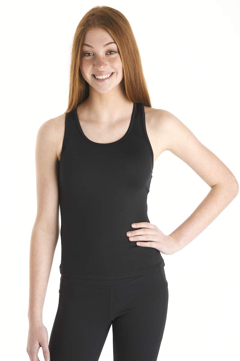 LiakadaWomens’ Basic Racerback Tank Top – Gym, Yoga, Aerobics, Cheer!