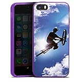 DeinDesign Silikon Hülle Case Schutzhülle für Apple iPhone 5s Mountainbike Fahrrad Bicycle