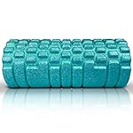 The Original Body Roller - High Density Foam Roller Massager for Deep Tissue Massage of The Back and Leg Muscles - Self Myofascial Release of Painful Trigger Point Muscle Adhesions - 13" Turquoise - Image 2