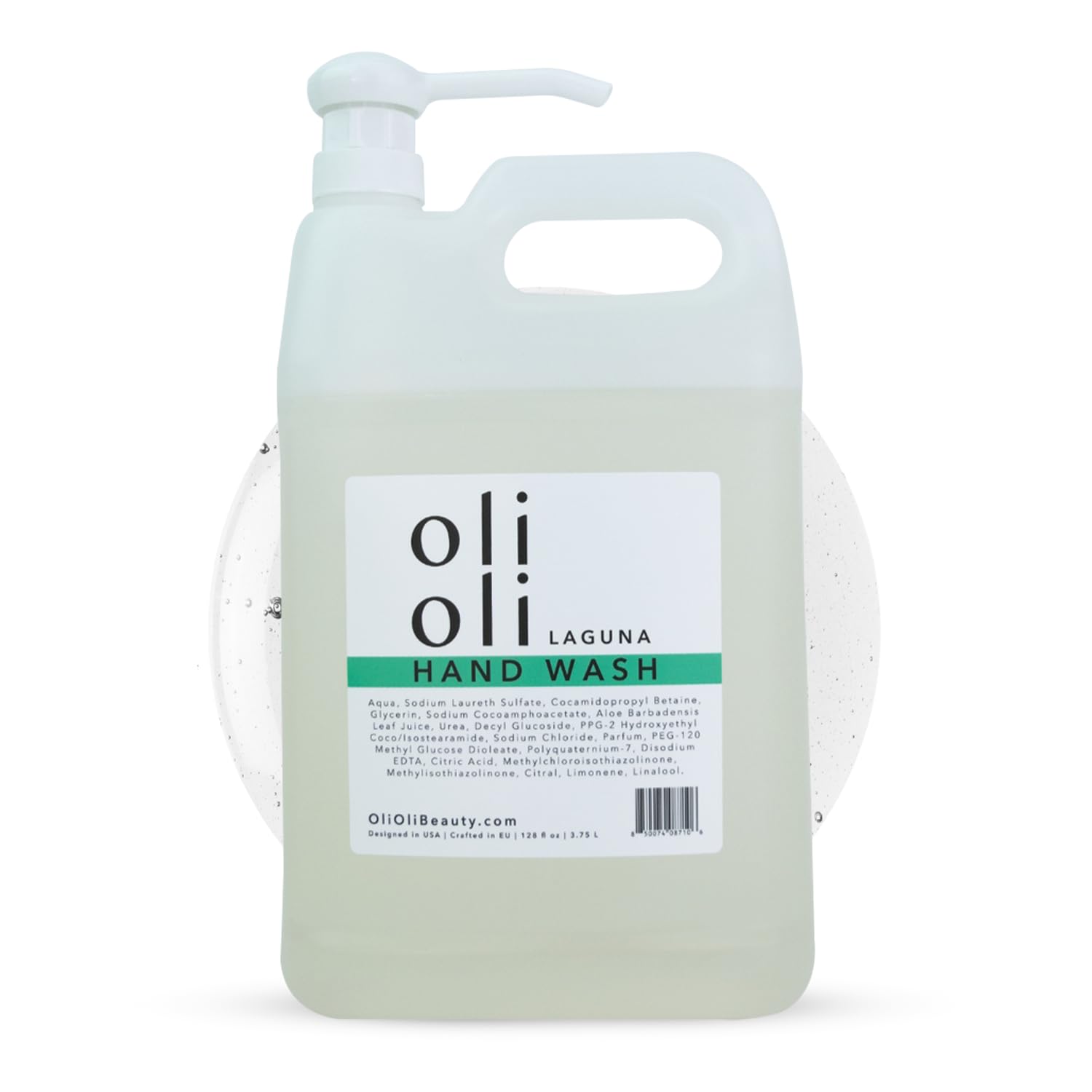 OLIOLI Botanical Hand Wash 128oz Refill Gentle pH-Balanced Liquid Hand Soap with Aloe Hydrating Cleanser for Soft Refreshed