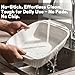 Artena Baking Dish 5.1 Quarts, Casserole Dishes For Oven, Baking Pan With Handles, Lasagna Pan Deep, Large Casserole Dish, Rectangular White Ceramic Bakeware (Baking Dish With Lids)