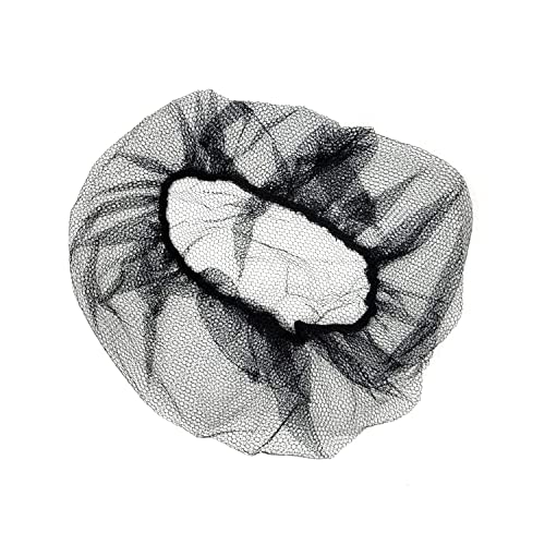 SAFEKO Disposable Honeycomb Nylon Hair Nets | Breathable | 100 Count [BLACK | 28”] - Thumbnail 6