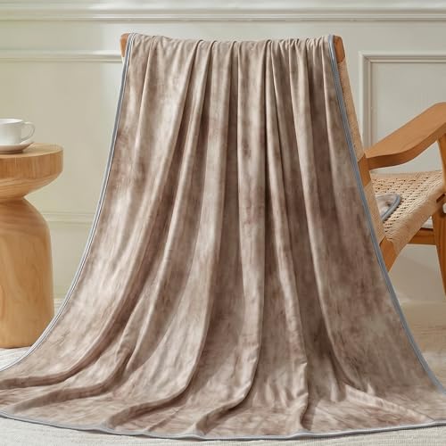 Image of Guohaoi Cooling Blanket Twin Full Size Summer Blanket Tie Dye for Hot Sleepers Lightweight Breathable Bed Blanket, Arc-Chill Q-Max >0.5 Cool Fiber (60''x90'')