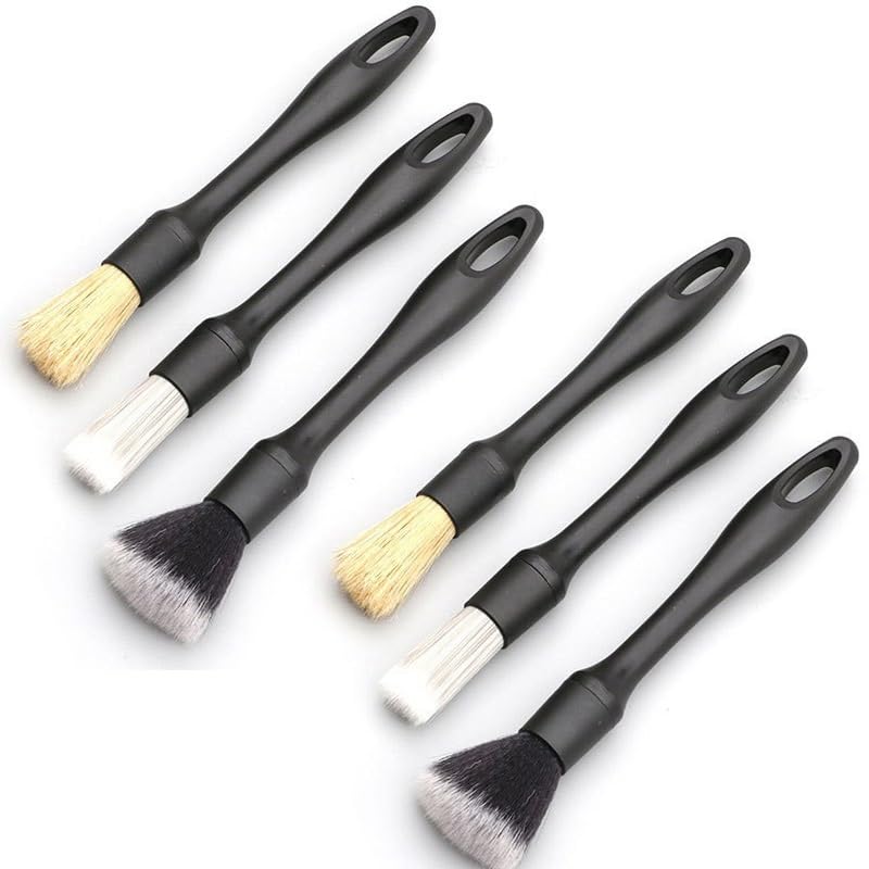 Amazon.co.jp: 洗車ブラシ(3/6本/細かい部分の掃除がしやすい筆タイプ