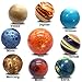 10PCS Solar System Planet Stress Balls,Stress Relief Planets Balls Educational Toys,Anti Stress Solar Educational Balls for Adults,Kids Early Study,Party Game,Birthday Gifts Prize