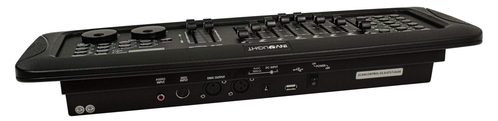 Involight ScanControl DMX-512 - Controller con 12 dispositivi con fino a 16 canali DMX, per yogheels, USB