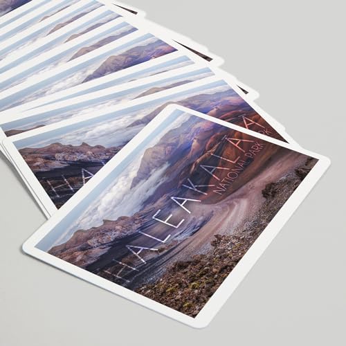 Baraja de 52 naipes tamaño póker Haleakalā Hawaii miniatura 5