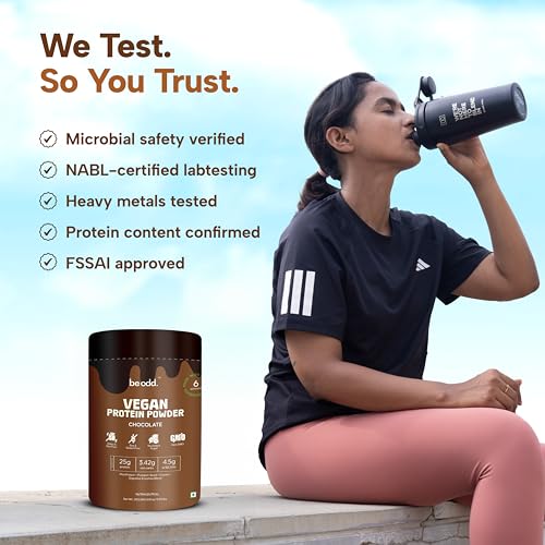 Image of Vegan Protein Powder | Quality Pea Protein Isolate | Sugar-Free, Easy to Digest |100% Natural Plant Protein | For Men & Women | 25gm per serving