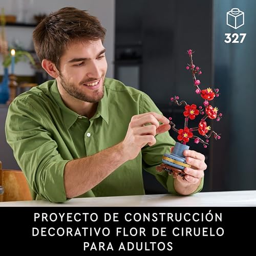 Miniatura 2 de LEGO Botanicals Flor de Ciruelo Adorno Floral - Flores Artificiales - Decoración del Salón y el Hogar - Maqueta para Construir para Adultos Mujeres y Hombres 10369