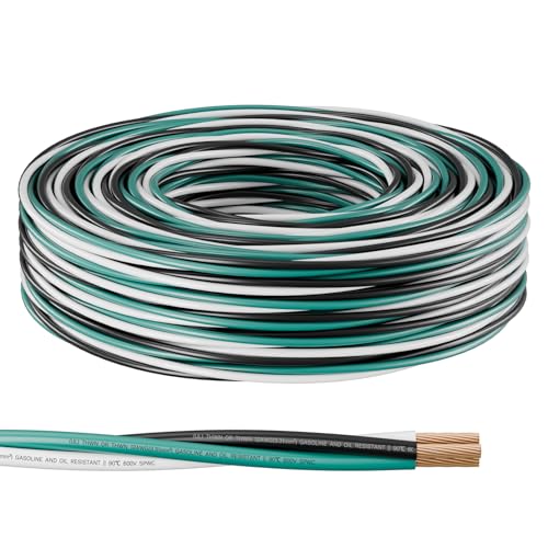 FIRMERST 12 AWG THHN/THWN Copper Wire 3-Color Pre-Twisted 75 FT