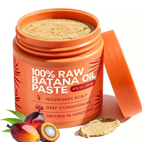 Angel Silk Raw Batana Oil for Hair Growth Batana Oil Paste for Deep Conditioning Hair Treatment Healthier Strengthening Repairing Split Ends Moisturizing Dry Damaged Hair Scalp Care for Everyone