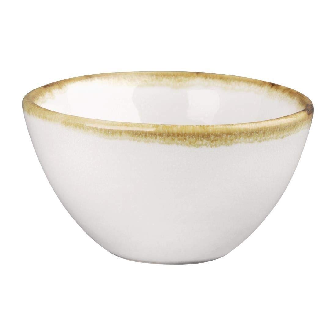 Olympia Lot de 12 pots ronds en porcelaine FB977 - Capacité de 50 ml - 68 mm - Blanc