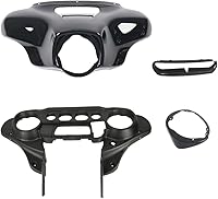 Vista 5 de Parabrisas negro para parabrisas de moto EX300 2014 2015 2016 2017 2013 Kawasaki Ninja 300 13 17