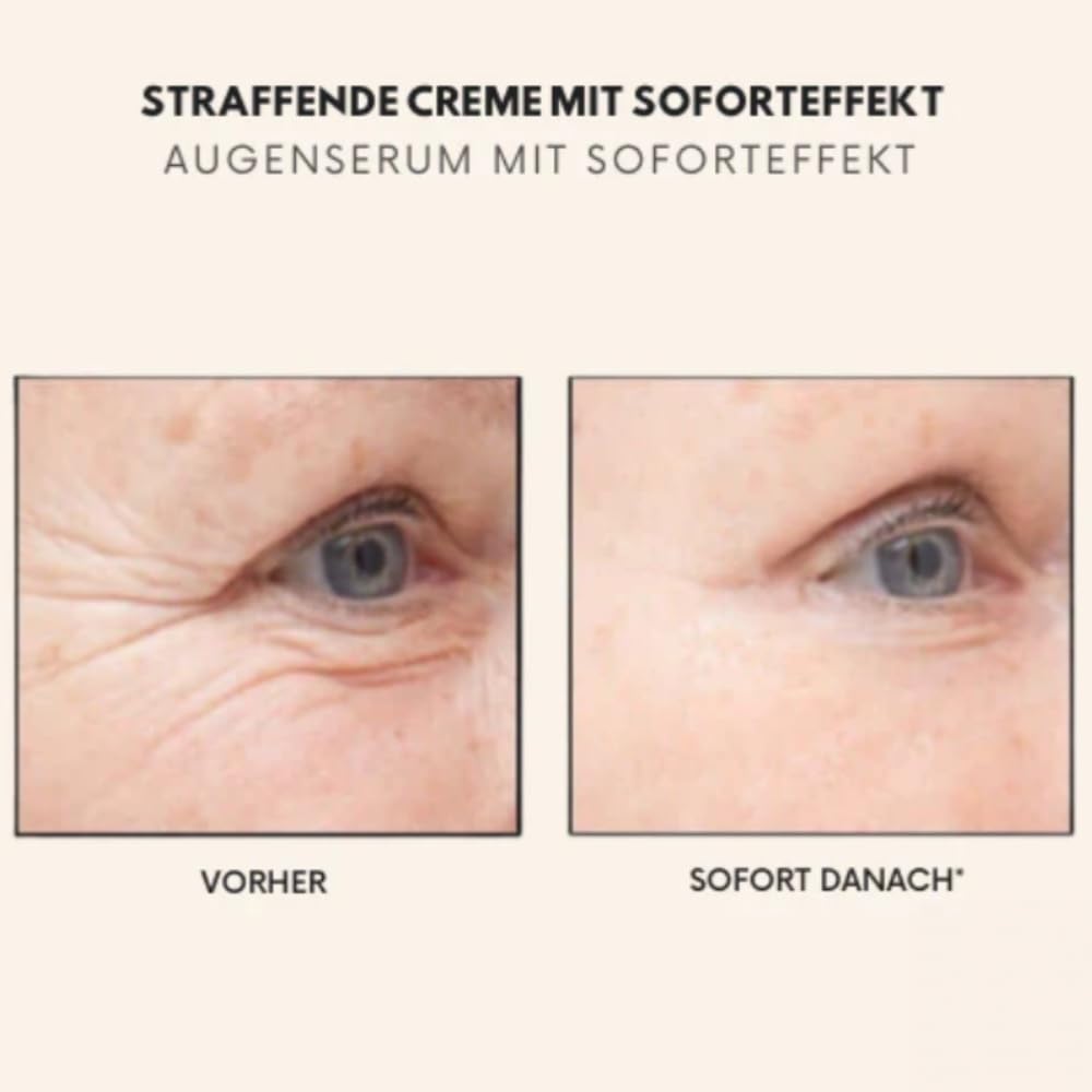 Seloura Straffende Augencreme,Anti-Falten Augenpflege gegen Augenringe, Tränensäcke & Schwellungen