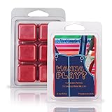 The Candle Daddy Wanna Play? - Scary Candy Apple Scented Horror Movie Wax Melt - 1 Pack - 2 Ounces - 6 Cubes - Spooky Fun Gift Halloween October Fall Autumn