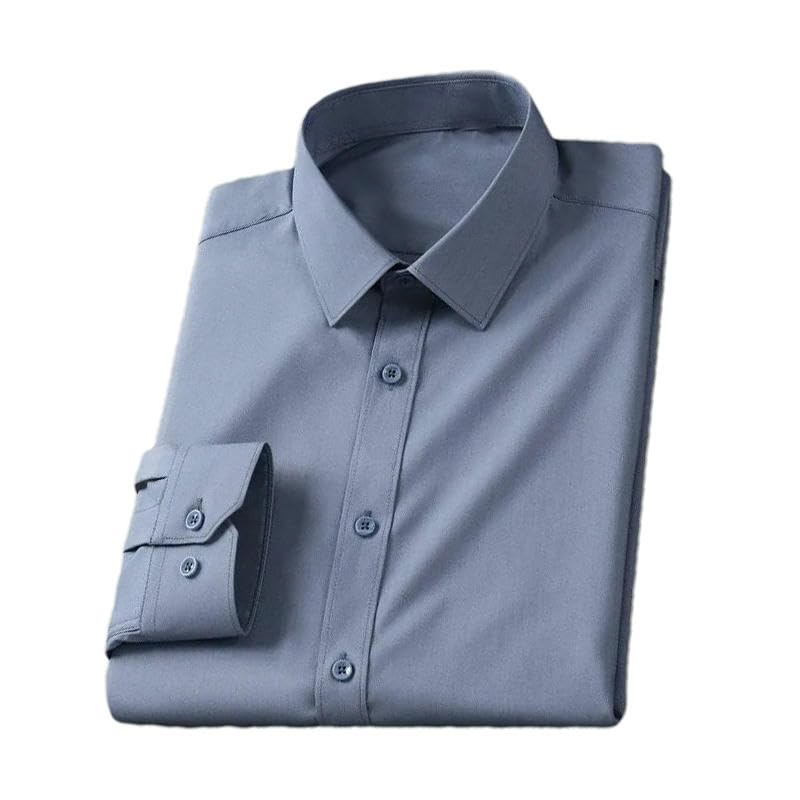 Chemise à manches longues homme casual simple boutonnage taille M