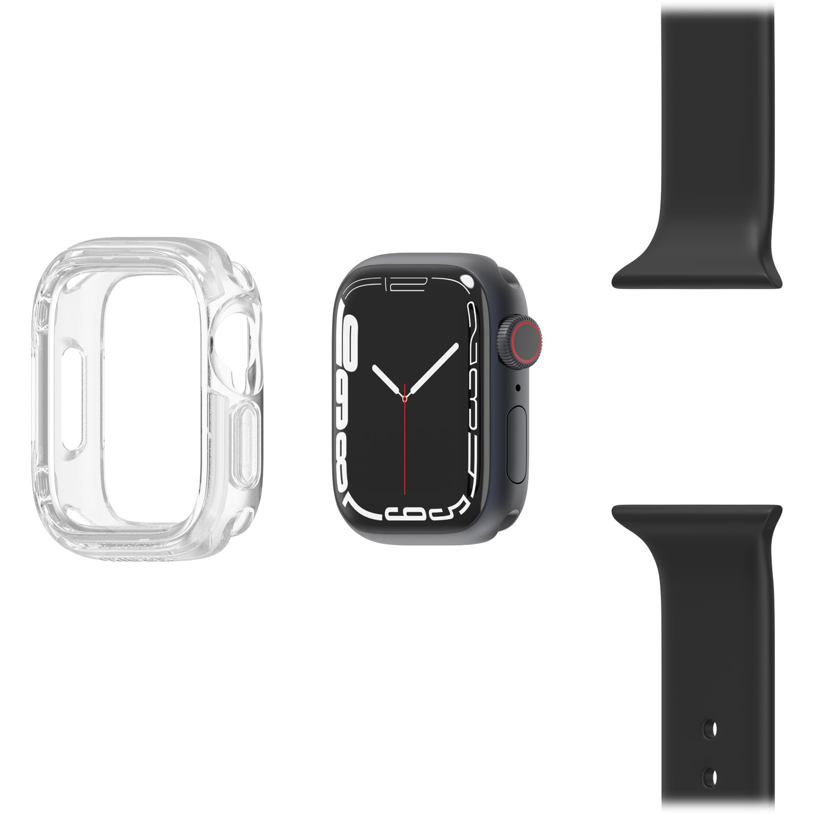 Watch Bumper OtterBox do Apple Watch Series SE (2nd/1st gen)/6/5/4-44mm, odporne na wstrząsy i upadki, smukłe etui ochronne na zegarek Apple Watch, chroni wyświetlacz i krawędzie, Pomaranczowe