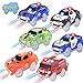 Codomoxo® Voiture pour Le Magic Tracks Circuit Flexible et Lumineux-Piste Jouet Cadeau de Aidez Les Enfants à Grandir - Vu à la télé (lot de 6)