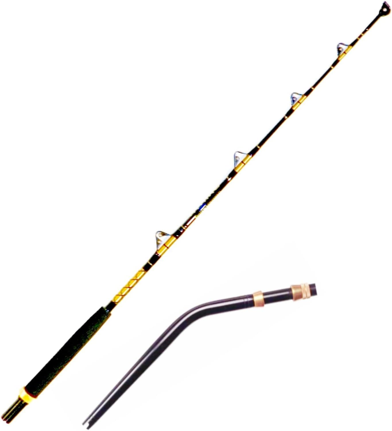 OKIAYA The Terminator 80-130lb Bent Butt Saltwater Roller Rod 6'0"