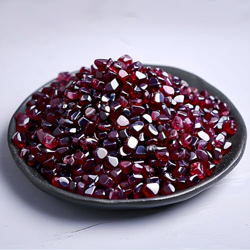 Polished Garnet Crystal Chips Tumbled Stones (200 Pcs)
