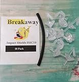 Breakaway Impact Shields Clear, 10 Stück