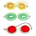 3 STÜCKE Wiederverwendbare Kühlung Augenmaske Patch Gel Augenmaske Obst Zitrone Wassermelone Erdbeer Form Für Augenringe Migräne Kopfschmerzen Trockenes Auge Allergie Müdigkeit Schmerzlinderung