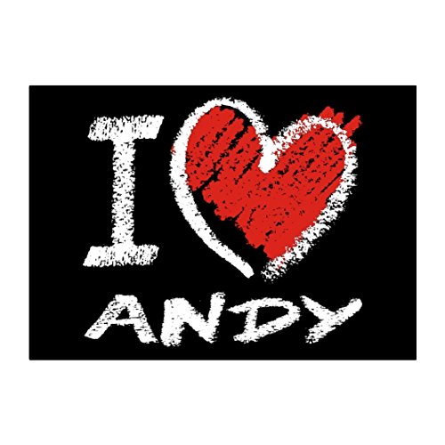 Idakoos i love Andy chalk style - Nomi Maschili