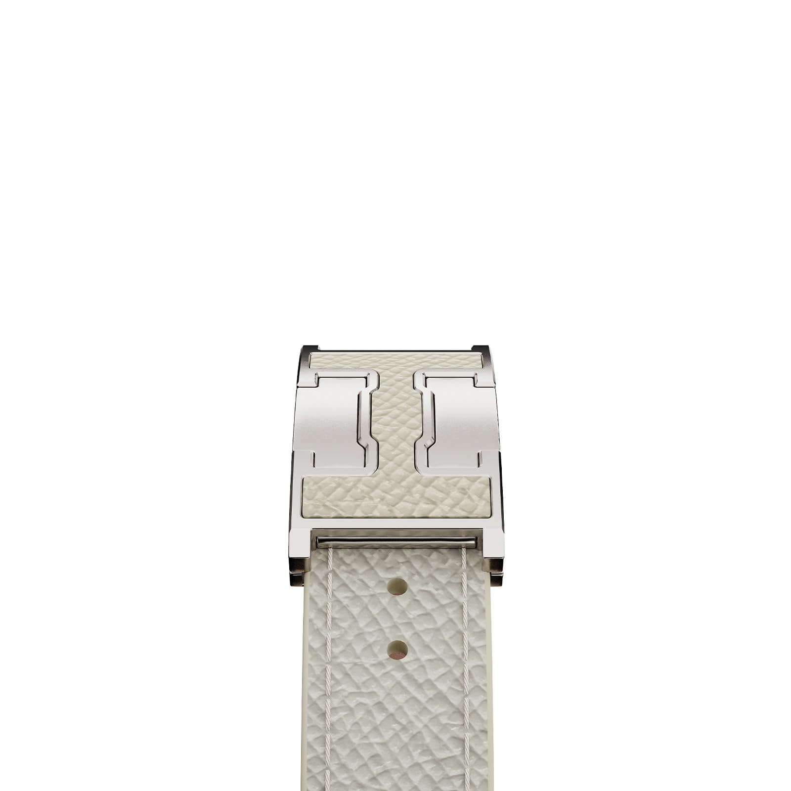 Bracelet en cuir compatible avec Apple Watch, boucle emblématique en forme