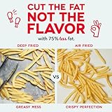 Daash Ceramic Tasti-Crisp Express Air Fryer 2.6QT, Oil-Free Cooking, Adjustable Timer, Non-Stick Ceramic Coating, Compact Size for Small Kitchens, Fast Heating for Fries, Chicken (Lavender)