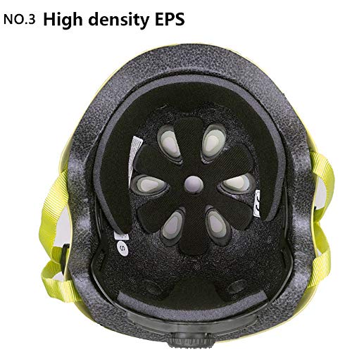 Casco de equilibrio infantil azul para evitar golpes en la cabeza al aprender a patinar 7