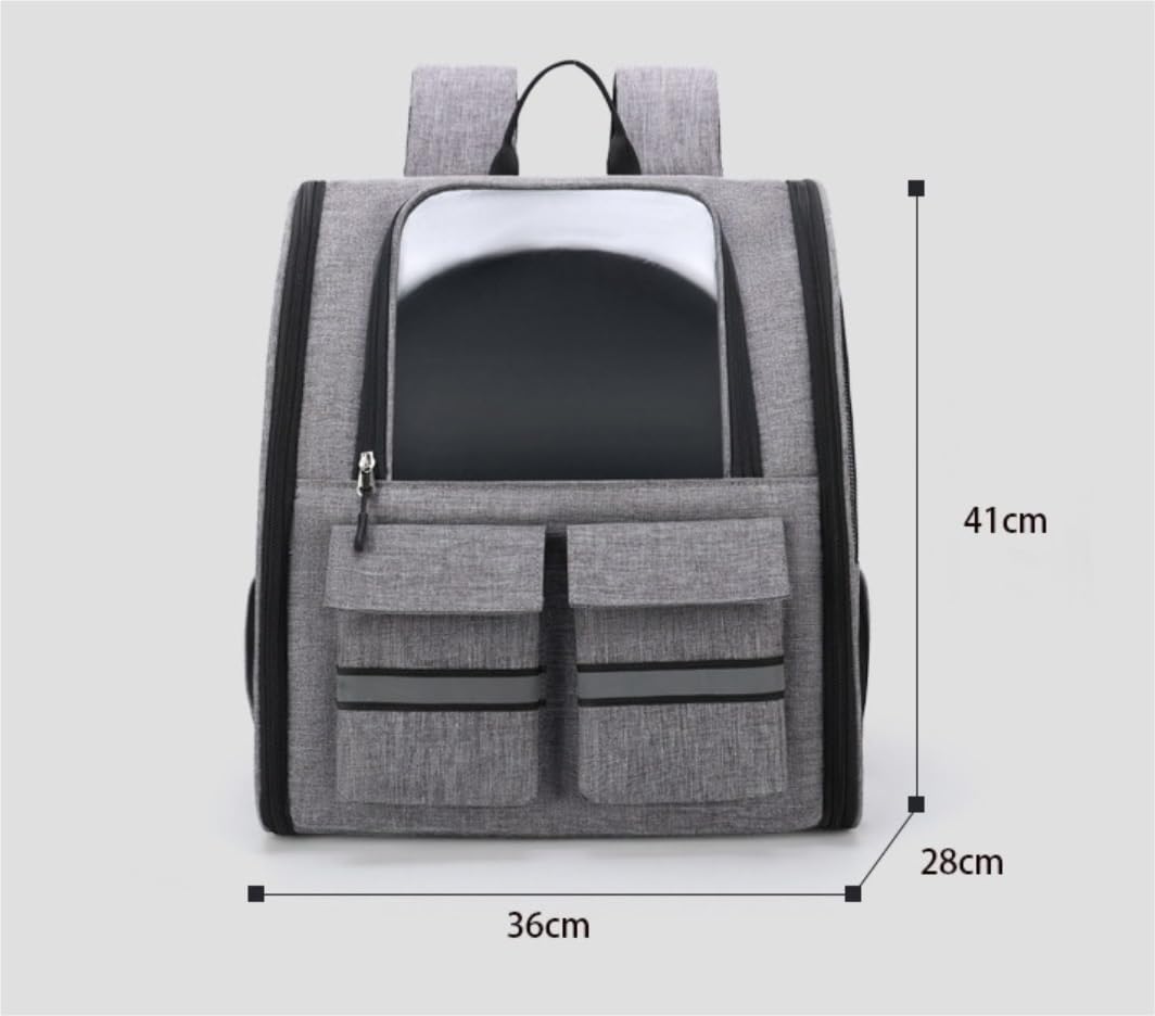 Bolsa de Viaje para Mascotas, Portador De Viaje para Mascotas con Ruedas Mochila para Mascotas Mochila Plegable Y Desmontable con Carrito Mochila para Mascotas Viajes al Aire Libre(A)