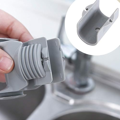 Miniatura 7 de Organizador de fregadero, soporte de esponja de acero inoxidable para accesorios de cocina (plateado)