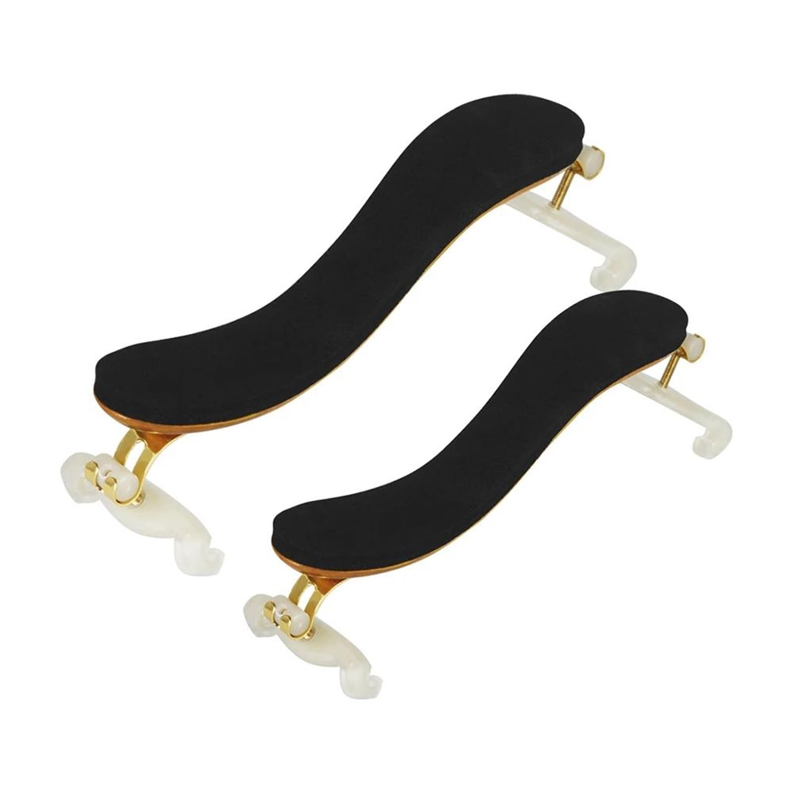 Hombrera para violín Almohadilla De Hombro Ajustable Para Violín Accesorios Para Instrumentos De Cuerda 1/2 1/4 3/4 4/4 Almohadilla De Hombro Para Violín Acolchada Negra(1-2 1-4)