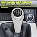 BLAKAYA Compatible with 6 Speed Plastic Chrome Texture Manual Gear Shift Knob Head Cover for BMW X1 X3 X5 F20 F30 E81 E82 E83 E85 E90 E91 E92 E93 E30 E32 E34 E36 E38 E39 E46