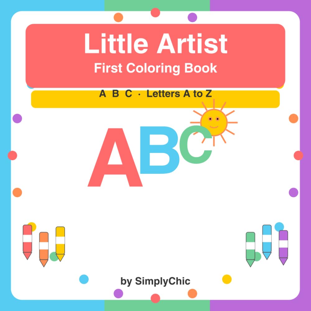 Little Artist: First coloring book