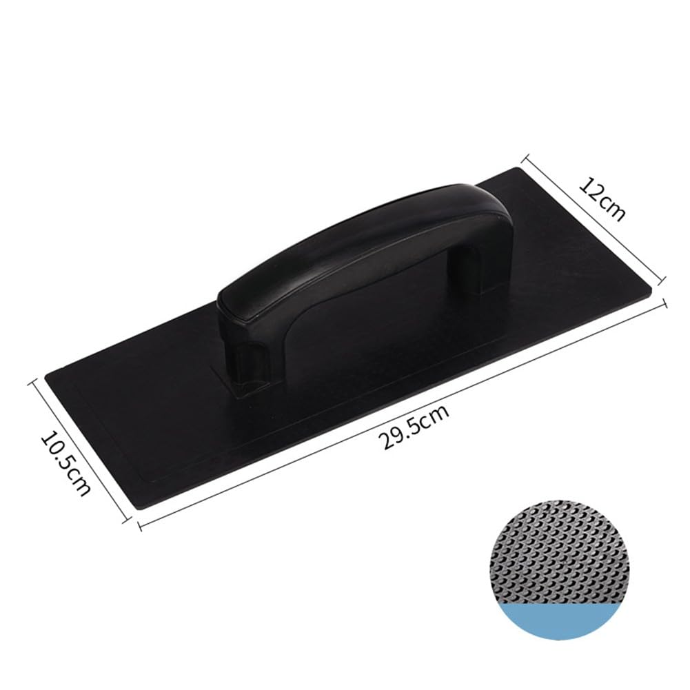 Strumento per lisciare cartongesso con lama in plastica, manico ergonomico, spazzola per stucco da parete, Dur(ROSSO)
