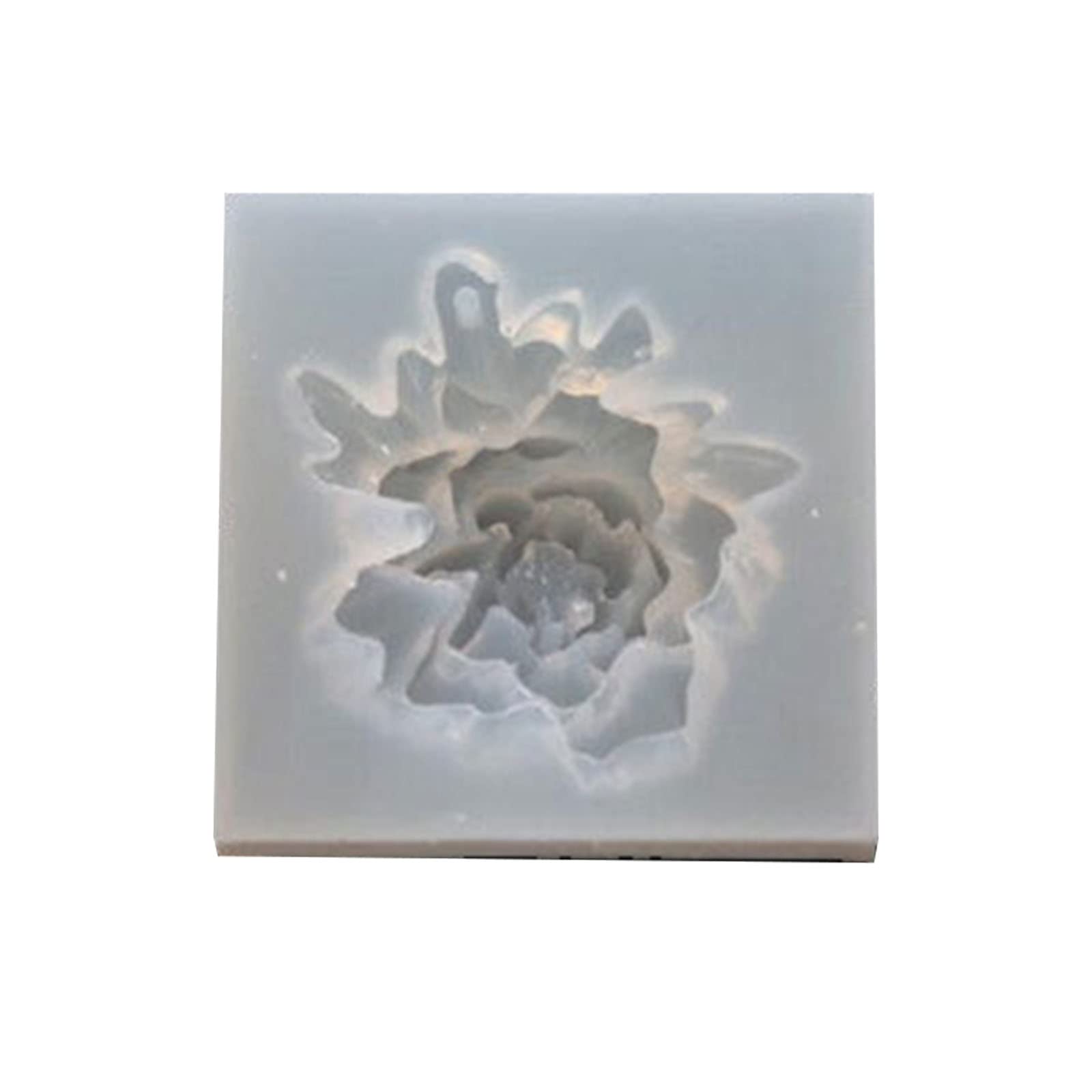 Xinsheinelry Silicone Soap Molds Flower Shaped Epoxy Resin Mold Soap Hand-Making Supplies Silicone Flower Molds for Clay