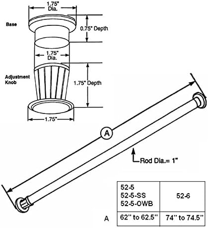Stainless shower rod image 5