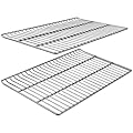 COMVIEE Cooking Grate Replacement Parts for Masterbuilt 40 Inch Electric Smoker, 19.69" x 12.28" Grill Grids, Smoker Grates for Masterbuilt MB20070115, MB20072918, MB20074719, MB20072916, 2 Pack