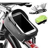 ☞【Schnellinstallation und Demontage】 Klettband-Design ist super einfache Montage und es kann auch in jedem Winkel einstellen werden. Passen für die meisten Arten von Fahrrädern, wie schnelles Reiten, Rennrad und Mountainbike. Einfach zu montieren und zu demontieren. Das versteckte Kopfhörerloch geht nicht nur ans Telefon, sondern genießt auch beim Radfahren schöne Musik.