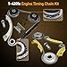 2.4 Timing Chain Kit 9-4201S Water Oil Pump for 2009-2017 GMC Terrain Chevy Equinox Malibu Captiva Cobalt HHR Buick Lacrosse Regal Verano 2.4L Ecotec VCT Selenoid Actuator Gear 9-4201SX