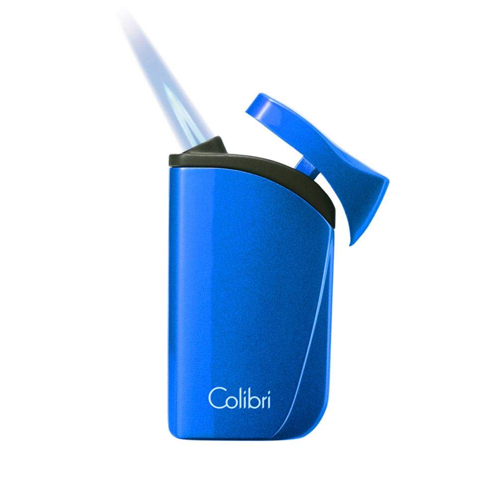 Colibri Falcon zapalniczka z nachyleniem – niebieski metal