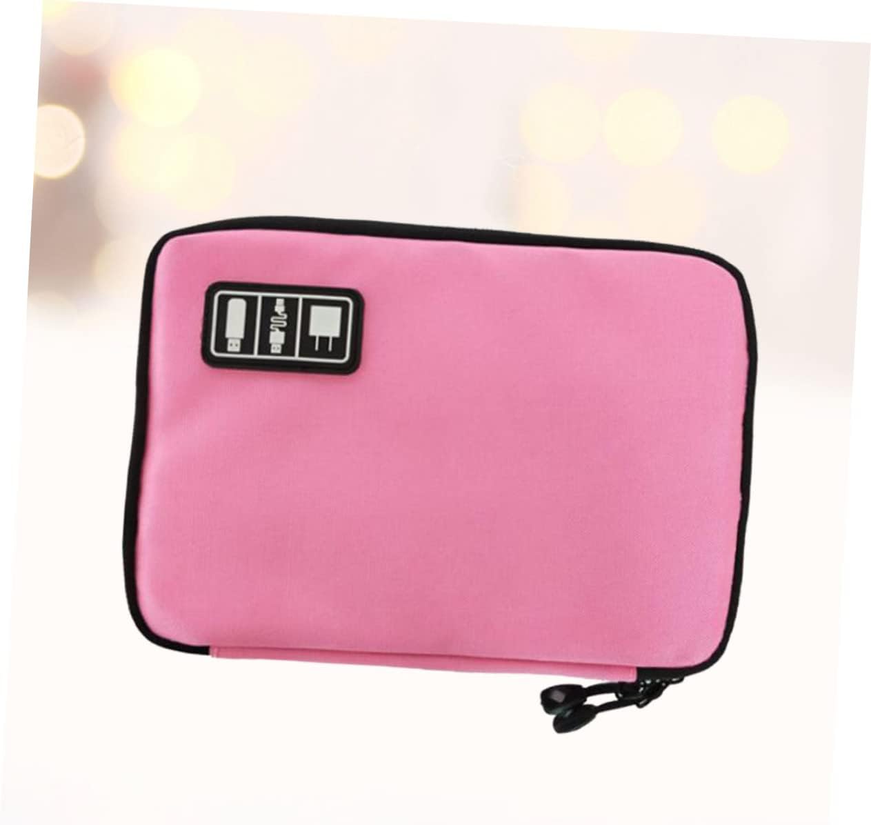 DOITOOL 3pcs Travel Digital Pouch Electronics Organizer Case for Usb Cables Chargers and Accessories Portable Storage Bag for Gadgets