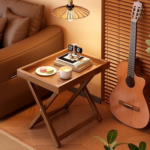 Mesa de centro plegable con bandeja extraíble moderna para salón 8